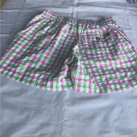 SOUTHERN PROPER PINK/ GREEN SEERSUCKER NWT COUNTRY CLUB SHORTS - Picture 10 of 14